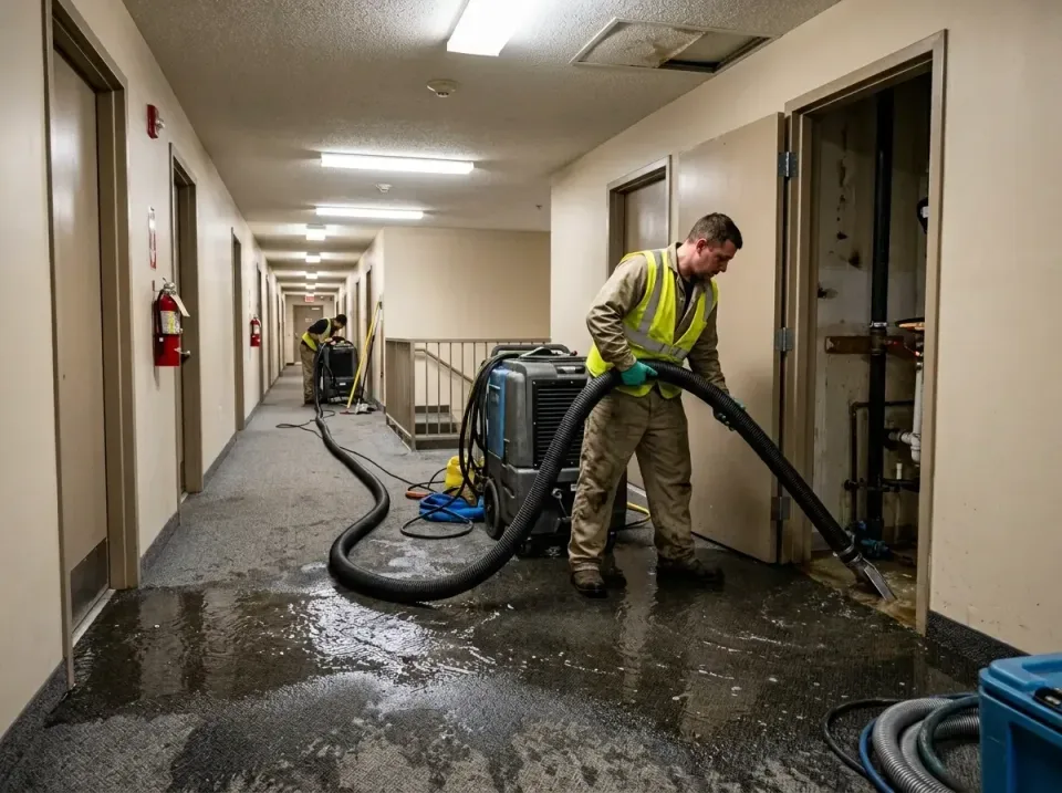 multi-unit-apartment-hallway-f-005 — frequently asked questions, Emergency Burst Pipe Water Extraction & Removal in Anoka, MN
